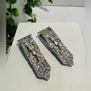 Vintage 1930’s Dress/Scarf Art Deco Clips